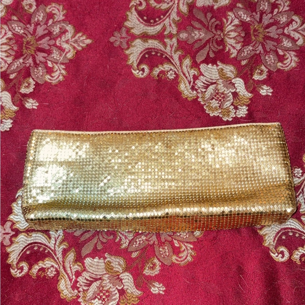 neiman marcus small gold handbag